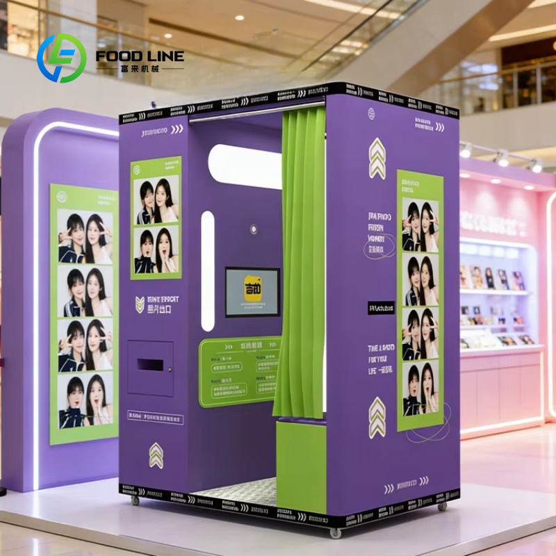 Commercial Photo Printing Kiosk - Booth foto bergaya olahraga yang dapat