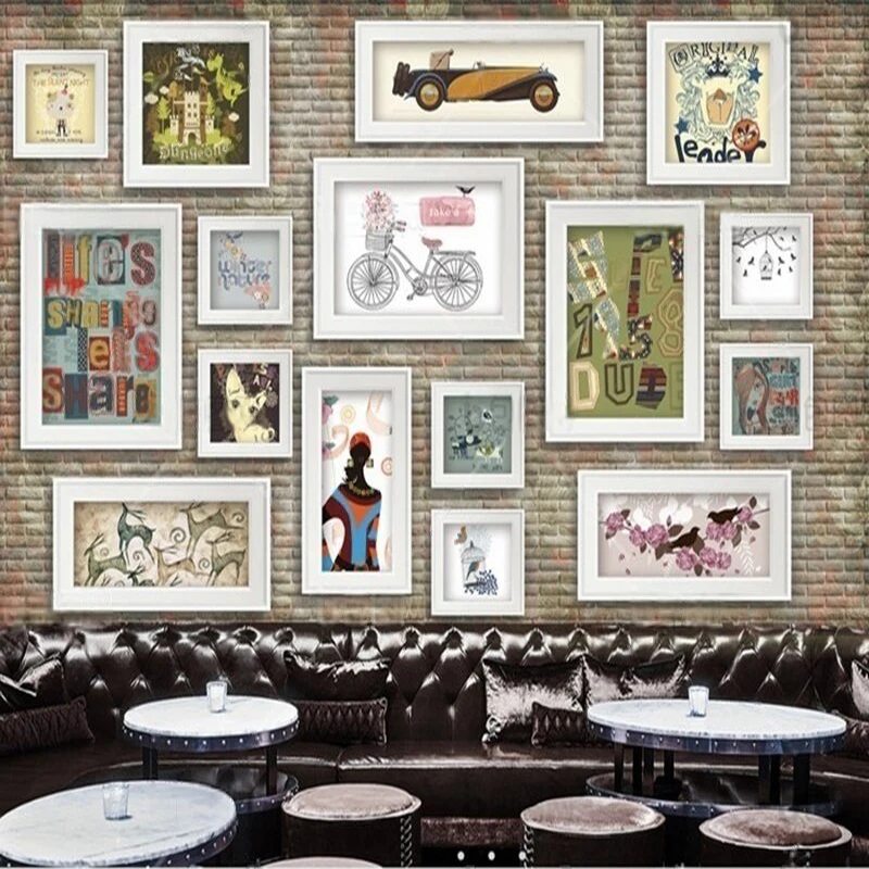 Lukisan dekoratif bernuansa no - Commercial Wallpaper Printing ulasan dan harga