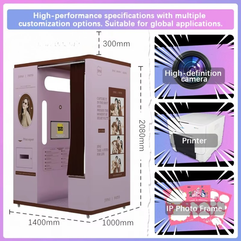 Booth selfie kustom, kios ceta - Commercial Photo Printing Kiosk ulasan dan harga
